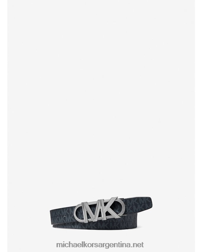 hombres admrl/plazul cinturón con logo Michael Kors T46HB03304