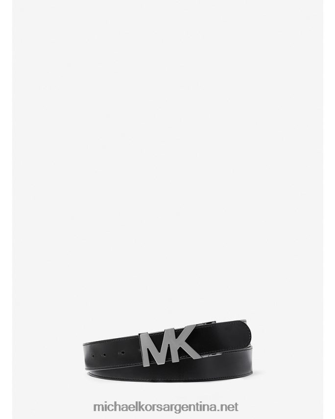 hombres cáscara cinturón reversible con hebilla del logo Michael Kors T46HB03327