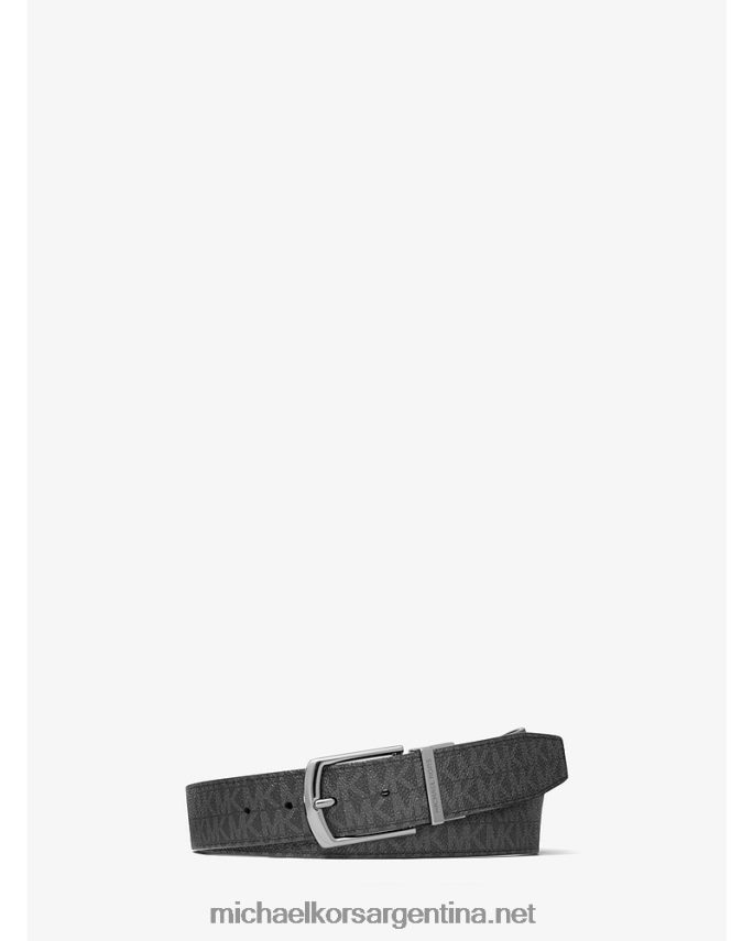 hombres negro Juego de cinturones con logo 4 en 1 Michael Kors T46HB03326