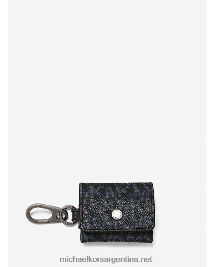 hombres admrl/plazul funda con clip de logotipo para airpods de apple Michael Kors T46HB03356