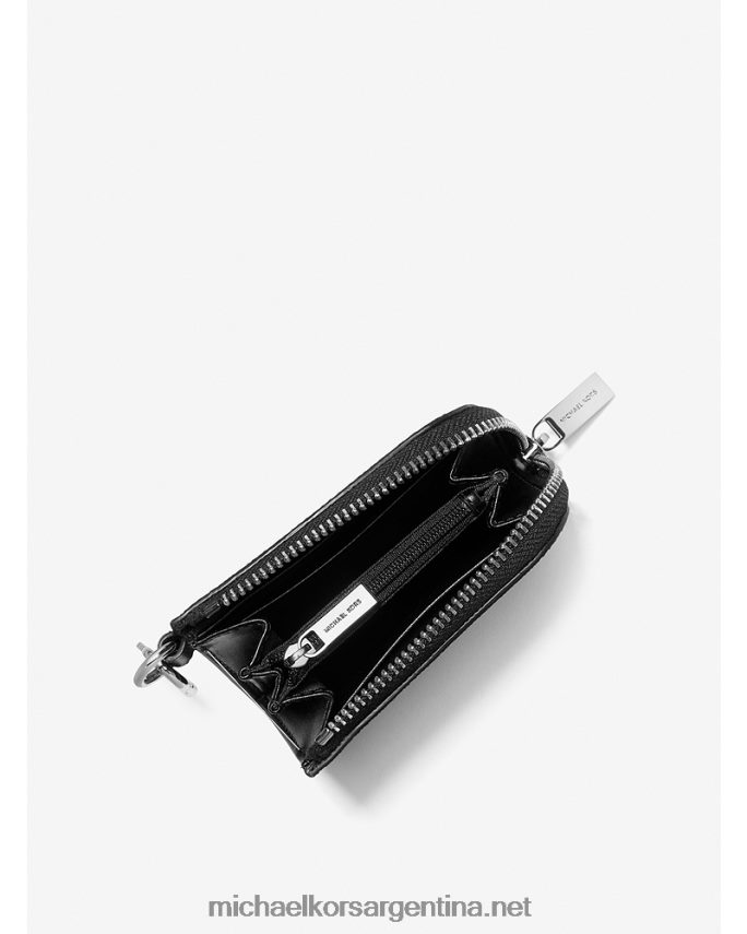 hombres negro set de regalo de llavero y cartera con logo Michael Kors T46HB03347