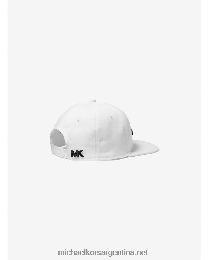 hombres blanco gorra de beisbol bordada Michael Kors T46HB03373