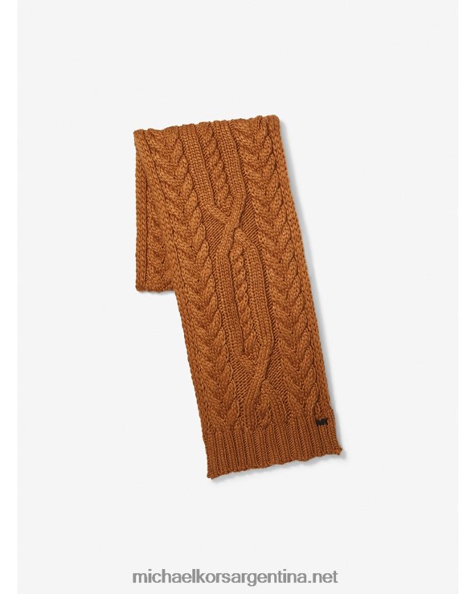 hombres caramelo bufanda de punto de ochos Michael Kors T46HB03378