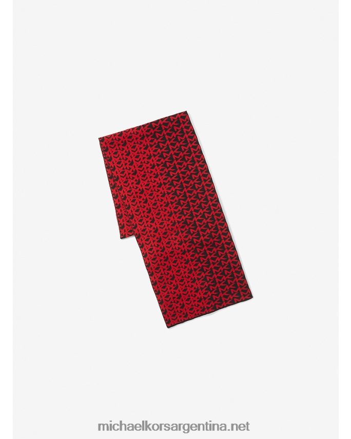 hombres ceniza set de accesorios para clima frío en jacquard con logo Michael Kors T46HB03376