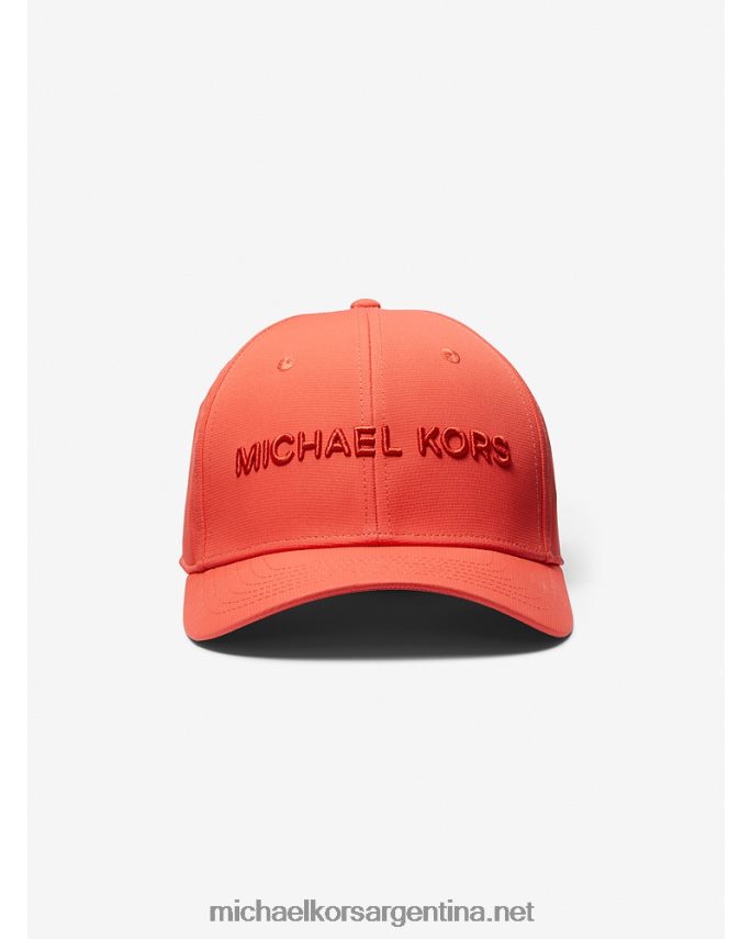 hombres especia naranja gorra de beisbol bordada Michael Kors T46HB03367