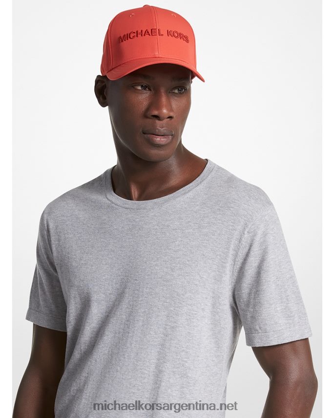 hombres especia naranja gorra de beisbol bordada Michael Kors T46HB03367