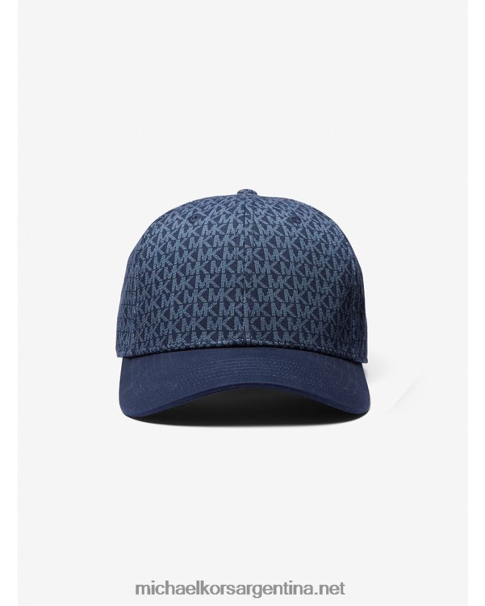 hombres medianoche gorra de béisbol con logo estampado Michael Kors T46HB03362