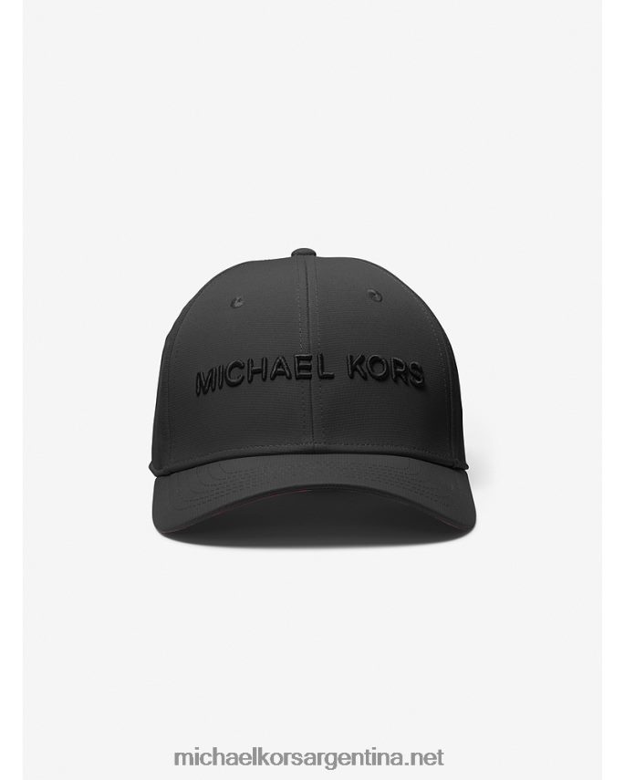 hombres negro gorra de beisbol bordada Michael Kors T46HB03370