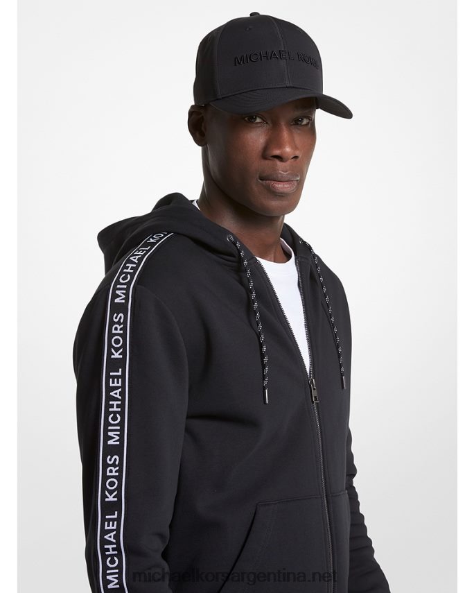 hombres negro gorra de beisbol bordada Michael Kors T46HB03370