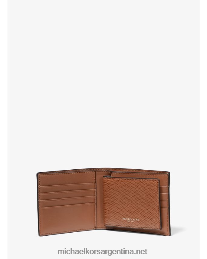 hombres equipaje cartera billetera harrison de piel flor floreada con pasaporte Michael Kors T46HB03196