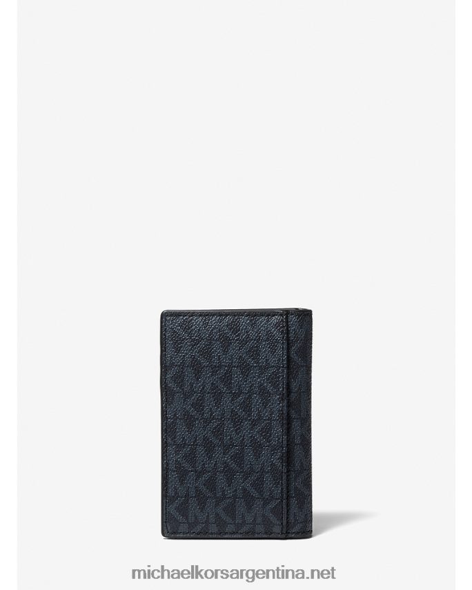 hombres admrl/plazul tarjetero plegable con logo de hudson Michael Kors T46HB03255