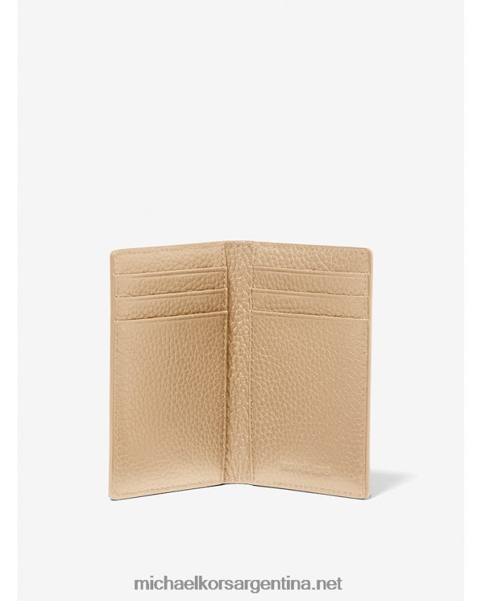 hombres camello tarjetero de cuero hudson Michael Kors T46HB03249