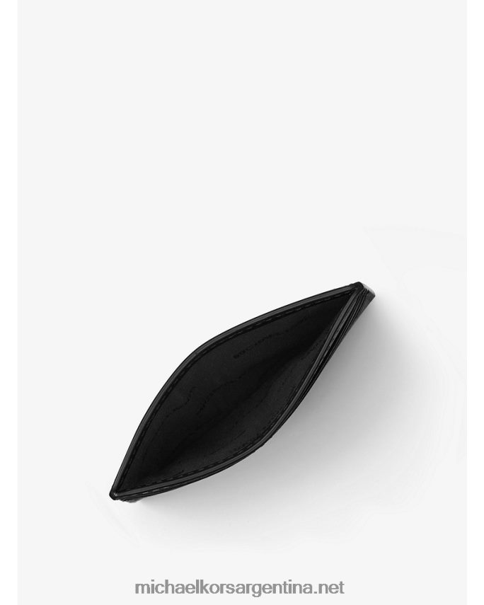 hombres negro tarjetero alto harrison de piel de grano cruzado Michael Kors T46HB03242