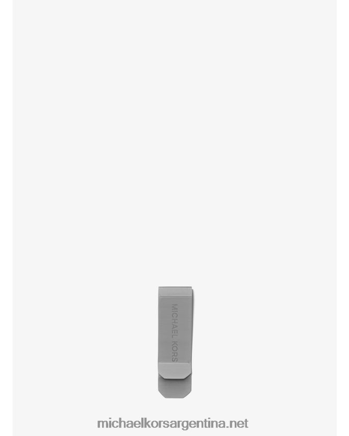 hombres negro tarjetero con logo y clip para billetes Michael Kors T46HB03273