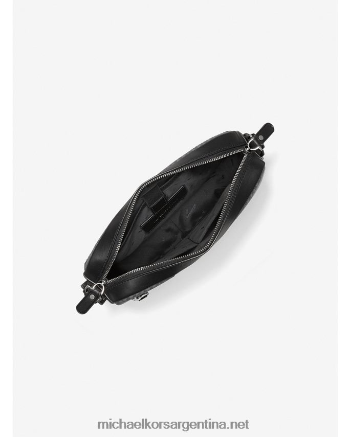 hombres rojo brillante bolso cámara con franja del logo hudson Michael Kors T46HB03188