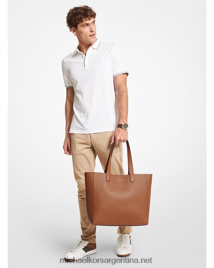 hombres equipaje tote hudson de piel granulada Michael Kors T46HB03192