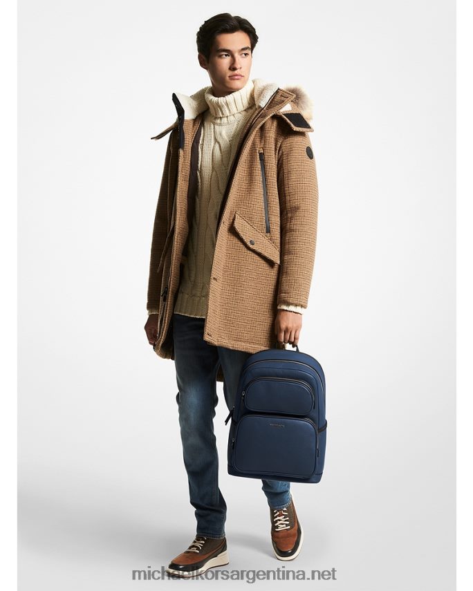 hombres Armada mochila cooper de piel granulada Michael Kors T46HB03164