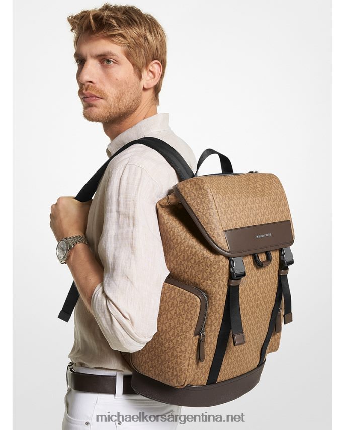 hombres cáscara mochila con logo Michael Kors T46HB03159