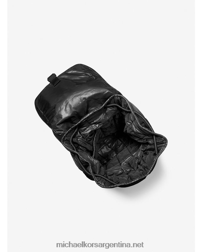 hombres negro mochila Stirling acolchada de poliéster reciclado Michael Kors T46HB03166