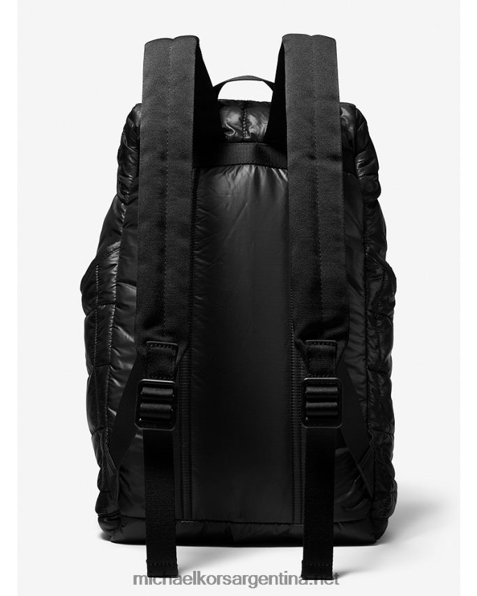 hombres negro mochila Stirling acolchada de poliéster reciclado Michael Kors T46HB03166