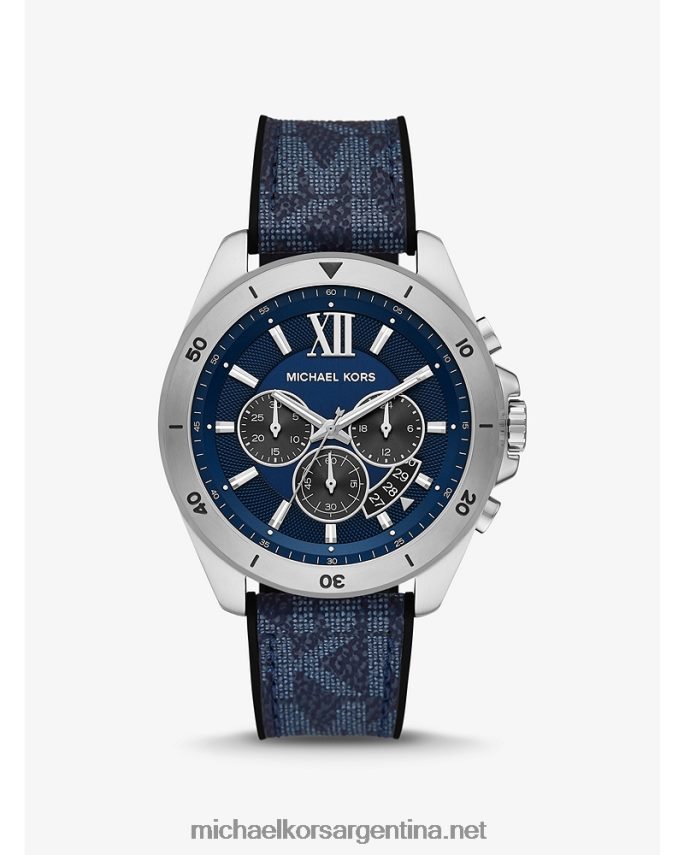 hombres Armada reloj y logo brecken de gran tamaño Michael Kors T46HB03291