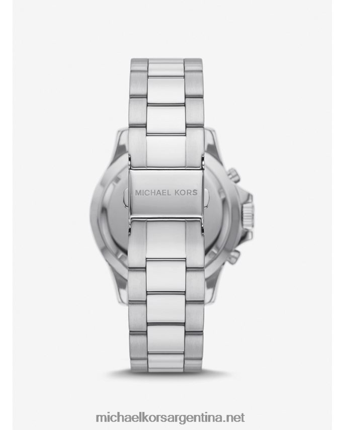 hombres plata reloj everest de gran tamaño Michael Kors T46HB03292