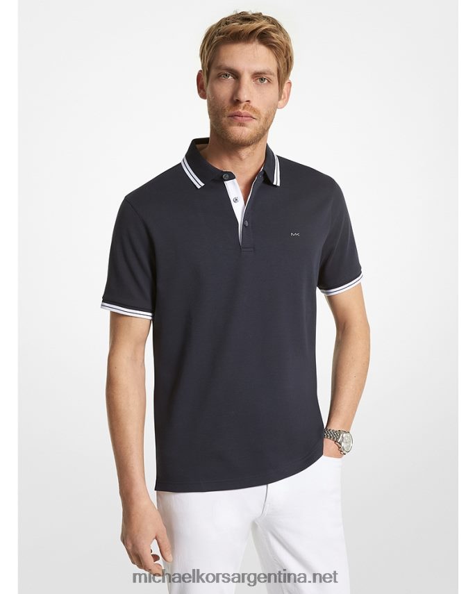 hombres medianoche polo de algodón de greenwich Michael Kors T46HB02876