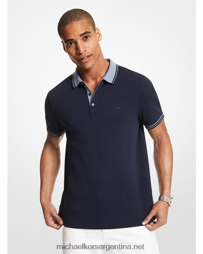 hombres medianoche polo de algodón de greenwich Michael Kors T46HB02885