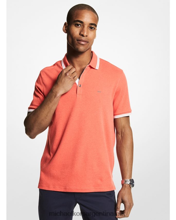 hombres sangría hthr polo de algodón de greenwich Michael Kors T46HB02905