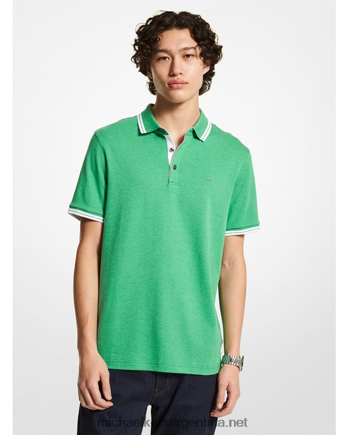 hombres spr gre calor polo de algodón de greenwich Michael Kors T46HB02903