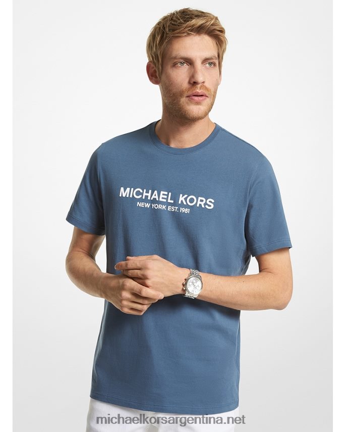 hombres cambray playera con logo Michael Kors T46HB02964