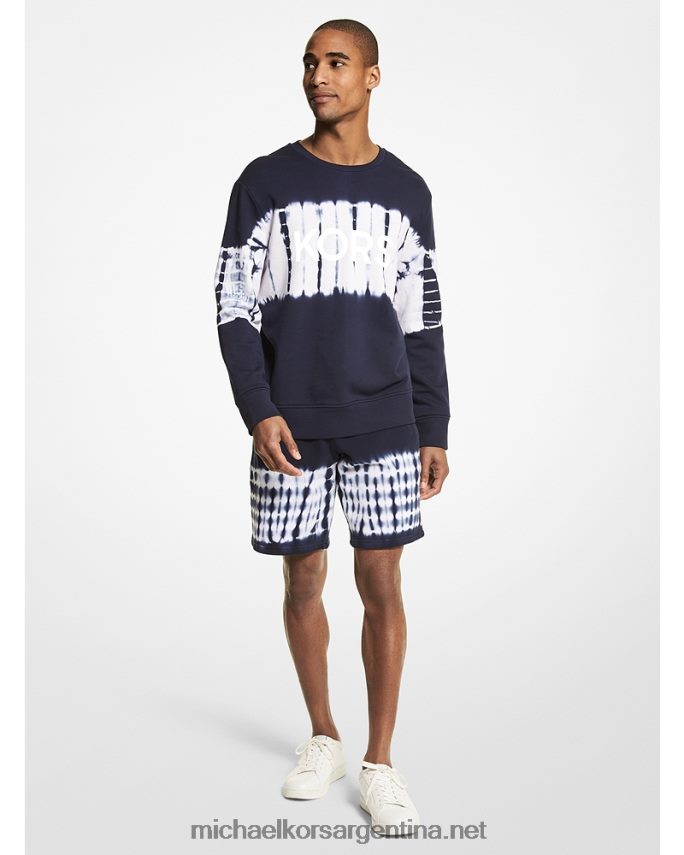 hombres medianoche sudadera con logo y efecto teñido anudado Michael Kors T46HB03006