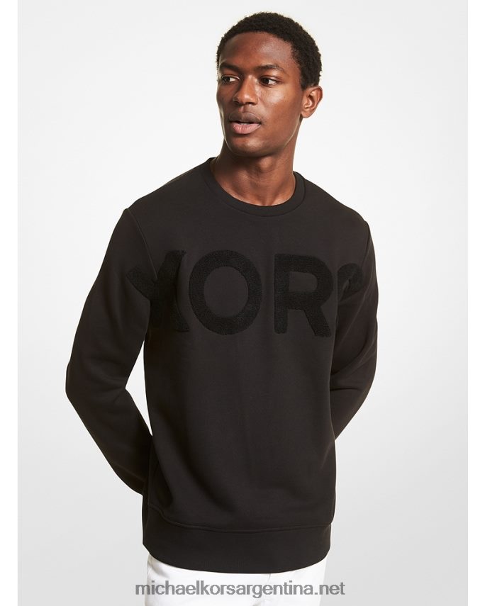 hombres negro sudadera de algodón kors Michael Kors T46HB03014