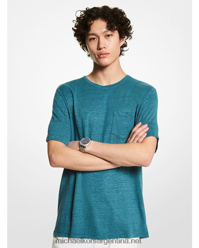 hombres trullo de nassau camiseta con bolsillo flameado Michael Kors T46HB03010