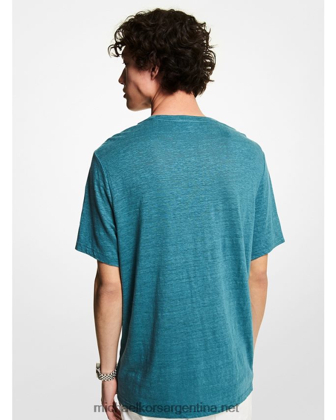 hombres trullo de nassau camiseta con bolsillo flameado Michael Kors T46HB03010