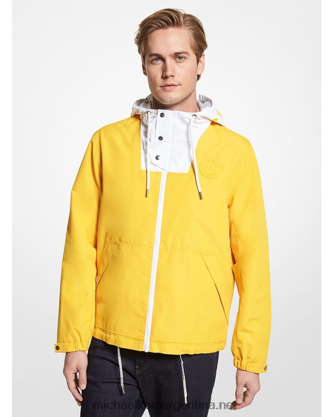 hombres amarillo antiguo cortavientos durham Michael Kors T46HB02825