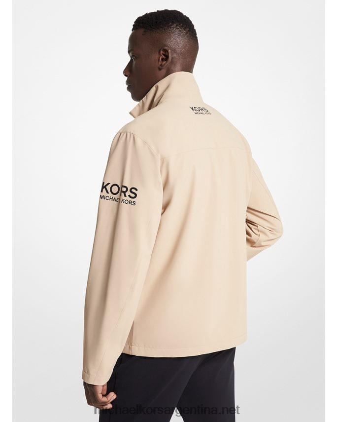 hombres caqui chamarra tejida de golf Michael Kors T46HB02788