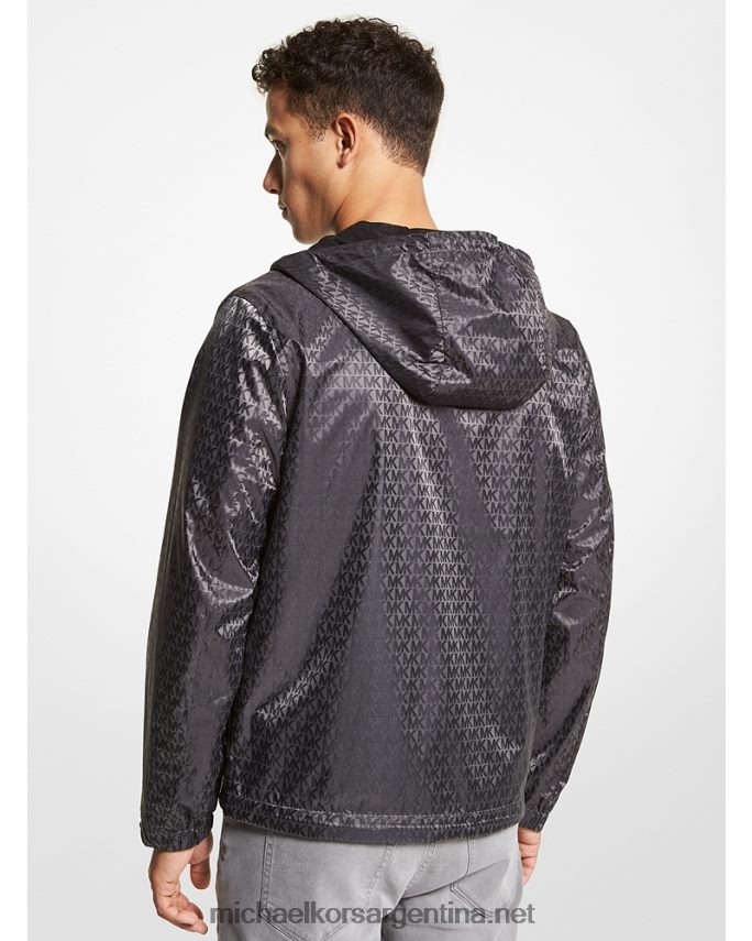 hombres carbón anorak con logo Michael Kors T46HB02829