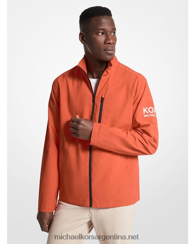 hombres especia naranja chamarra tejida de golf Michael Kors T46HB02787
