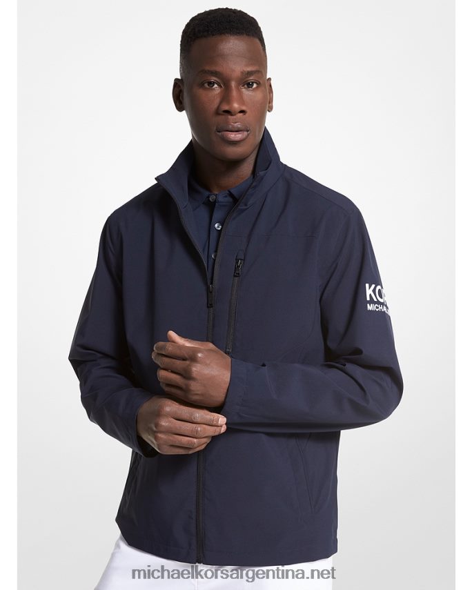 hombres medianoche chamarra tejida de golf Michael Kors T46HB02790
