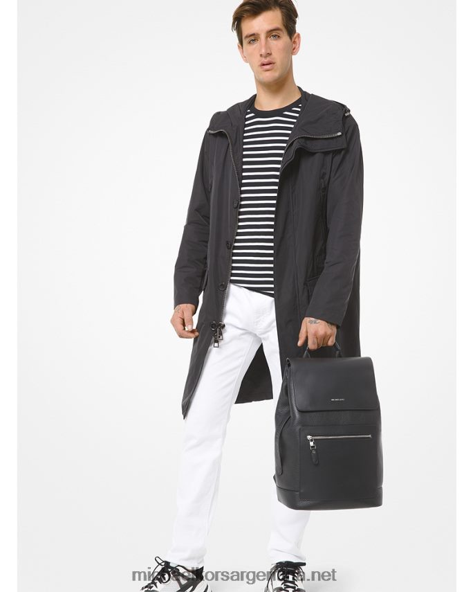 hombres negro anorak de gran tamaño Michael Kors T46HB02854