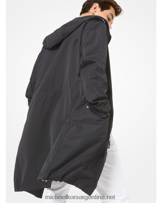 hombres negro anorak de gran tamaño Michael Kors T46HB02854