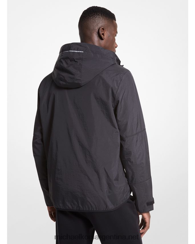 hombres negro chaqueta cortavientos tejida Michael Kors T46HB02781