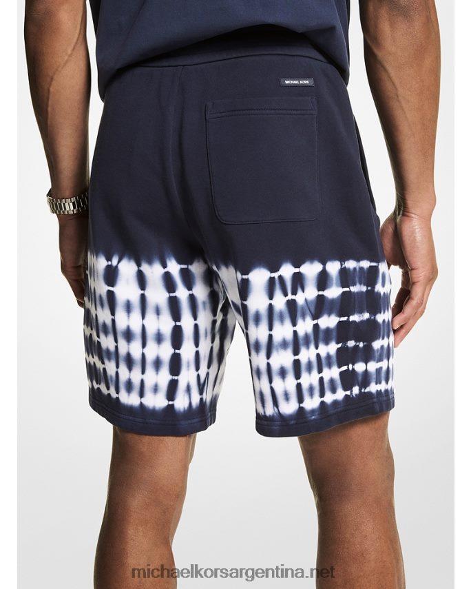 hombres medianoche shorts de algodón con efecto tie-dye Michael Kors T46HB03156