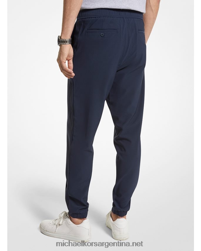 hombres medianoche joggers tejidos con pinzas Michael Kors T46HB03100