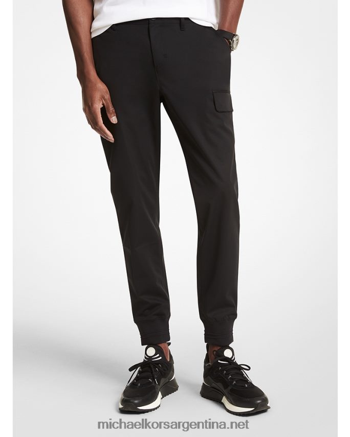 hombres negro joggers cargo tejidos Michael Kors T46HB03096