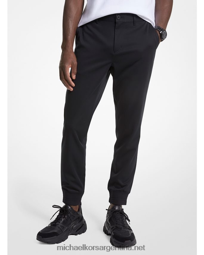 hombres negro joggers tejidos Michael Kors T46HB03110