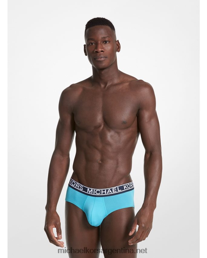 hombres medianoche Pack de 3 braguitas de nailon elástico Michael Kors T46HB03185