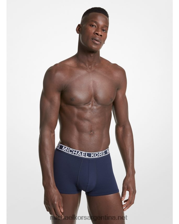 hombres medianoche Pack de 3 calzoncillos de nailon elástico Michael Kors T46HB03182