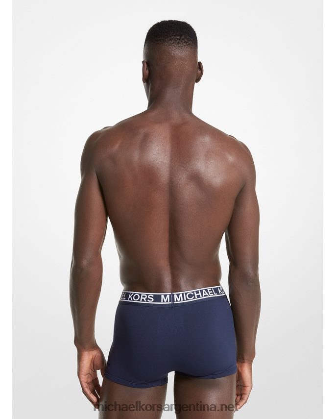 hombres medianoche Pack de 3 calzoncillos de nailon elástico Michael Kors T46HB03182